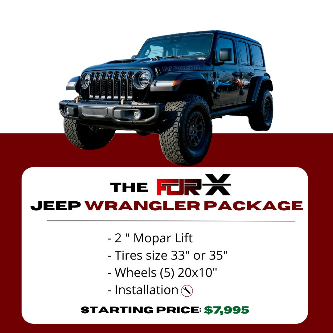 FJR-X Jeep Wrangler Package